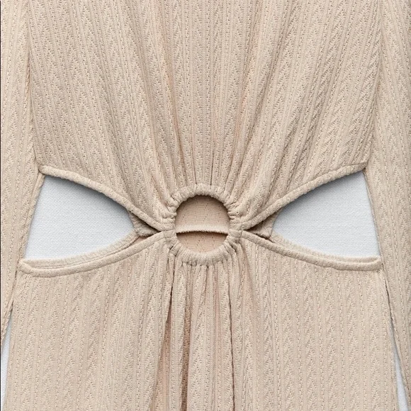 LAST 1!🔥ZARA SOFT CUT-OUT DRESS - Picture 12 of 12